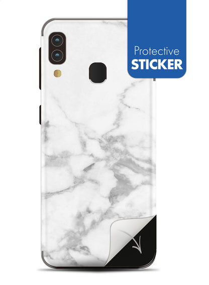 My Style Phoneskin For Samsung Galaxy A20E White Marble