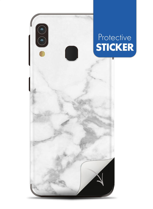 My Style Phoneskin For Samsung Galaxy A20E White Marble