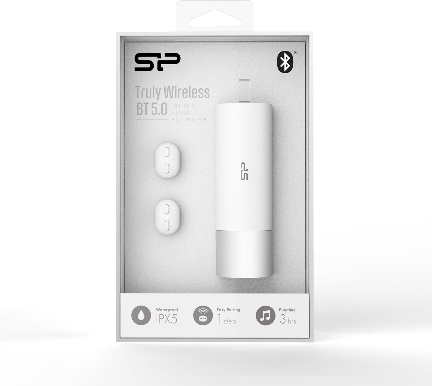 Silicon Power Bp81 Silicon Power Tws Bluetooth Stereo Earbuds White