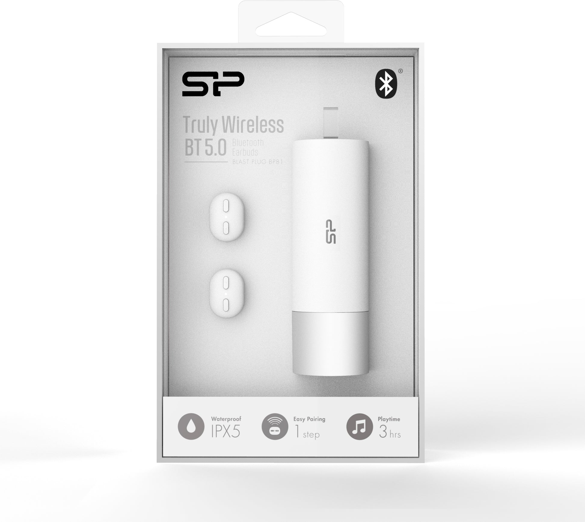 Silicon Power Bp81 Silicon Power Tws Bluetooth Stereo Earbuds White