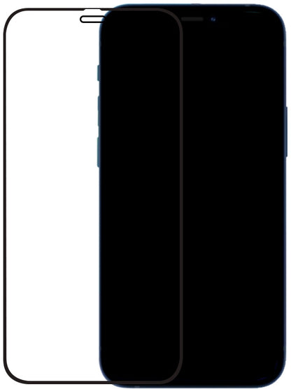 Mobilize Edge-To-Edge Glass Screen Protector Apple Iphone 12 Mini Black Full Glue