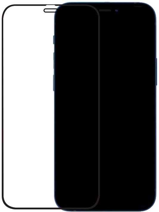Mobilize Edge-To-Edge Glass Screen Protector Apple Iphone 12 Mini Black Full Glue