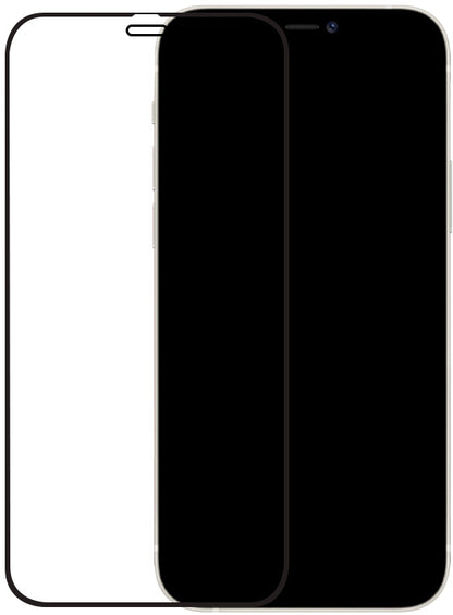 Mobilize Edge-To-Edge Glass Screen Protector Apple Iphone 12/12 Pro Black Full Glue
