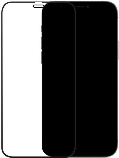 Mobilize Edge-To-Edge Glass Screen Protector Apple Iphone 12 Pro Max Black Full Glue