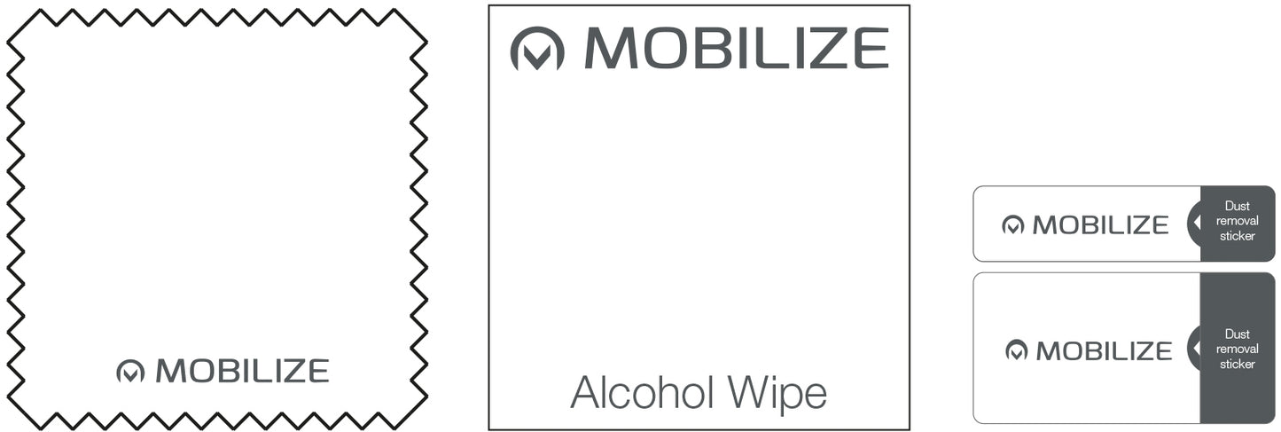 Mobilize Edge-To-Edge Glass Screen Protector Apple Iphone 12 Pro Max Black Full Glue