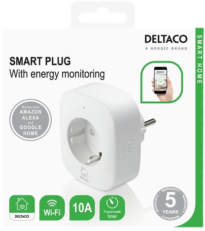 Deltaco Sh-P01E Deltaco Smart Home Power Plug White