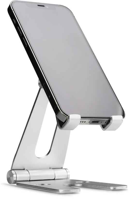 Xccess Foldable Aluminium Phone Holder Silver