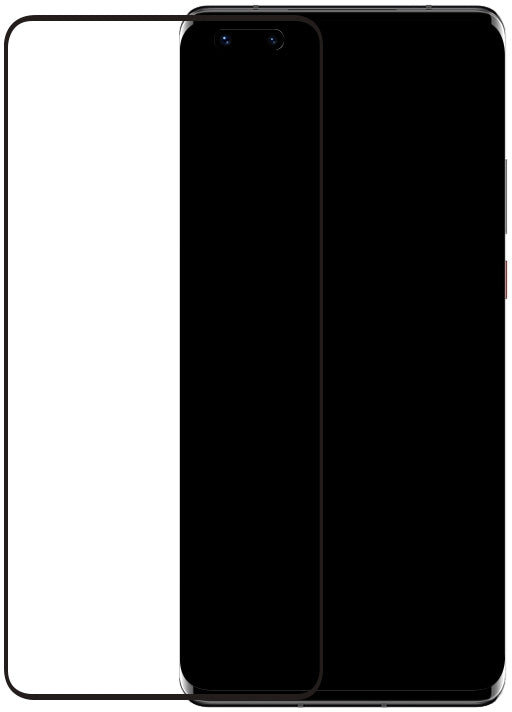 Mobilize Edge-To-Edge Glass Screen Protector Huawei Mate 40 Pro Black Edge Glue