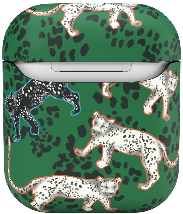 Richmond & Finch Freedom Series Apple Airpod Green Leopard/Gold