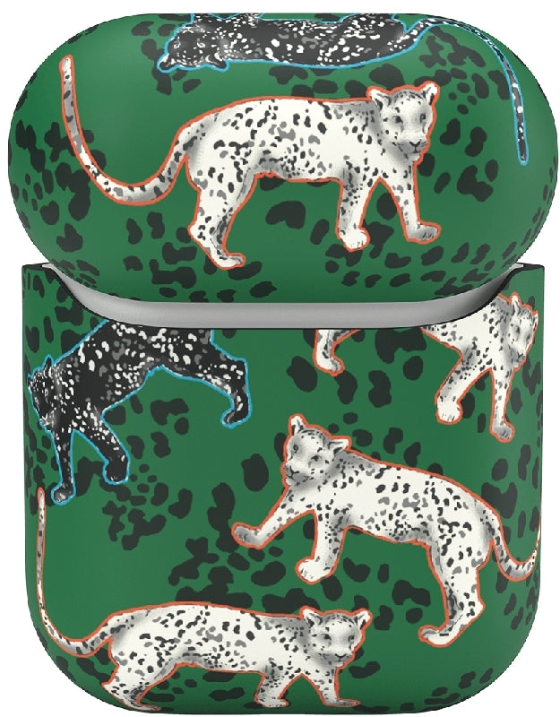 Richmond & Finch Freedom Series Apple Airpod Green Leopard/Gold