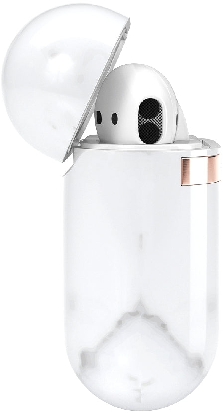 Richmond & Finch Freedom Series Apple Airpod White Marble/Gold