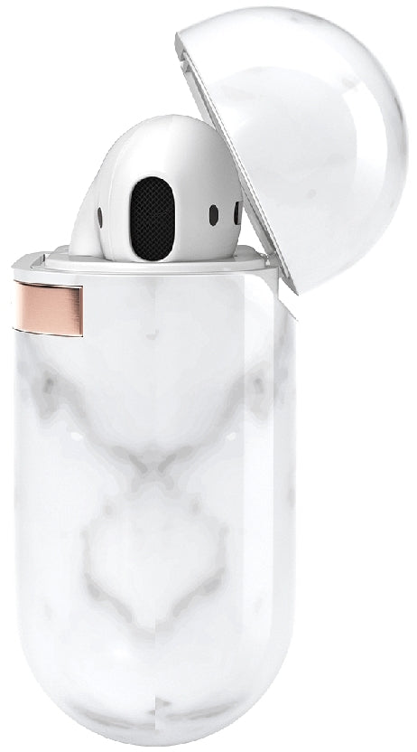 Richmond & Finch Freedom Series Apple Airpod White Marble/Gold