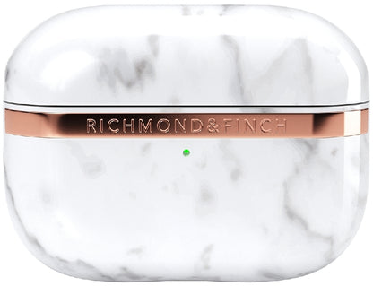 Richmond & Finch Freedom Series Apple Airpod Pro White Marble/Gold