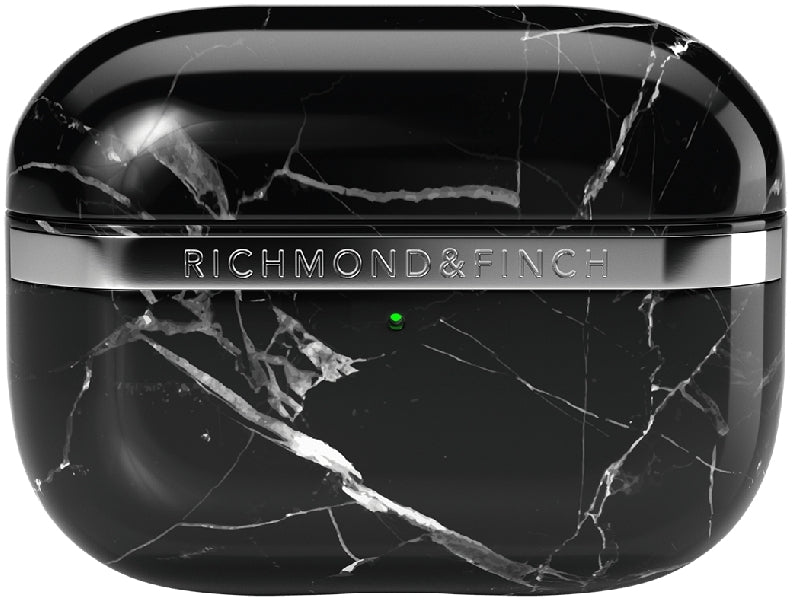 Richmond & Finch Freedom Series Apple Airpod Pro Black Marble/Silver