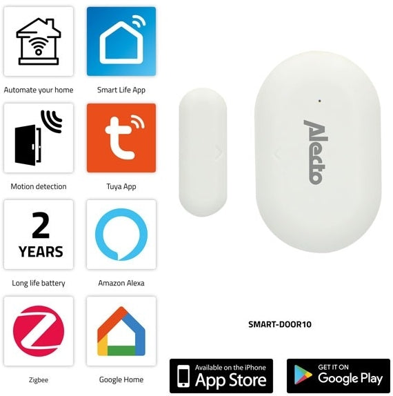 Alecto Smart Zigbee Window/Door Sensor White
