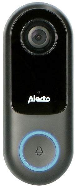Alecto Smart Wifi Doorbell With Camera Black