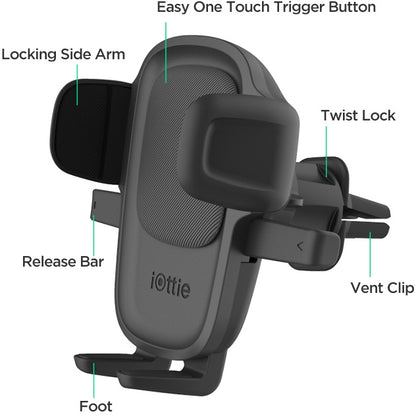 Iottie Easy One Touch 5 Air Vent Mount Black