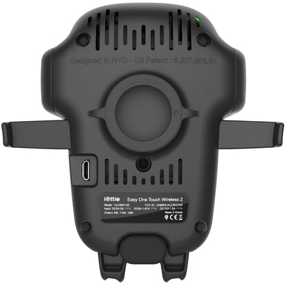 Iottie Easy One Touch Wireless 2 Dash/Windshield Mount 7.5W/10W Black