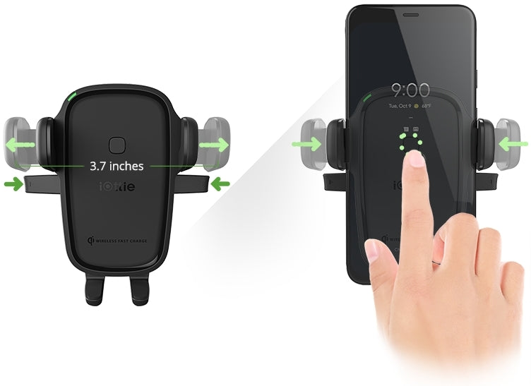 Iottie Easy One Touch Wireless 2 Dash/Windshield Mount 7.5W/10W Black