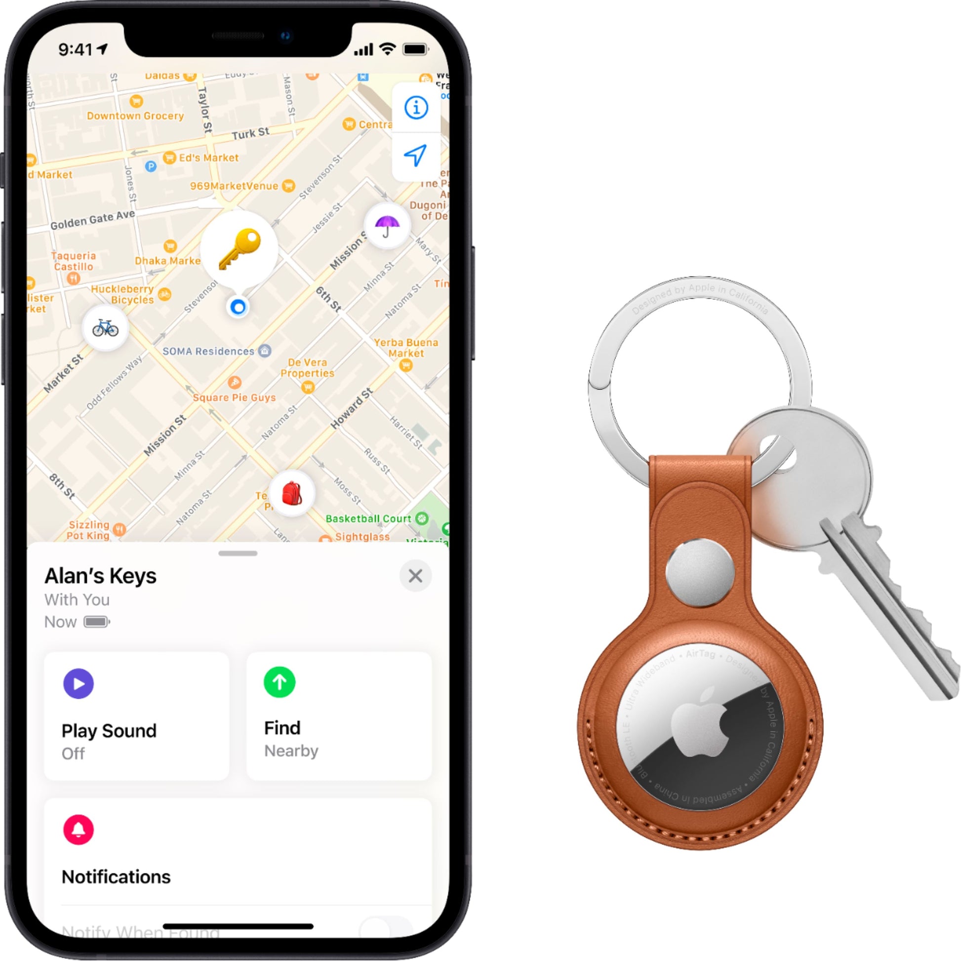Apple Mx532Zm/A Apple Airtag White (1-Pack)