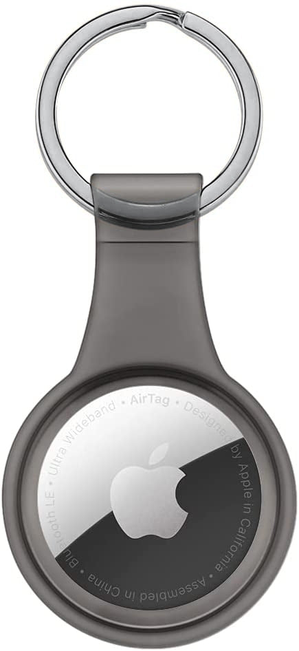 Xccess Tpu Airtag Keychain Transparent Black