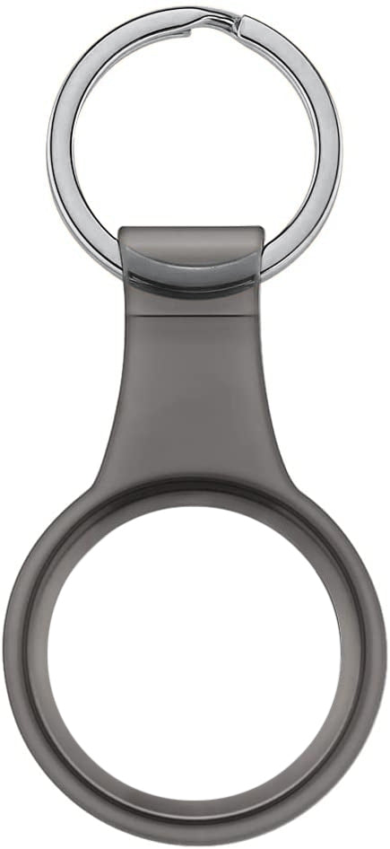 Xccess Tpu Airtag Keychain Transparent Black