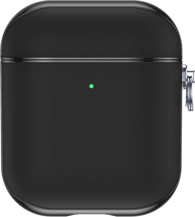Valenta Leather Snap Case Apple Airpods Gen 1/2 Black