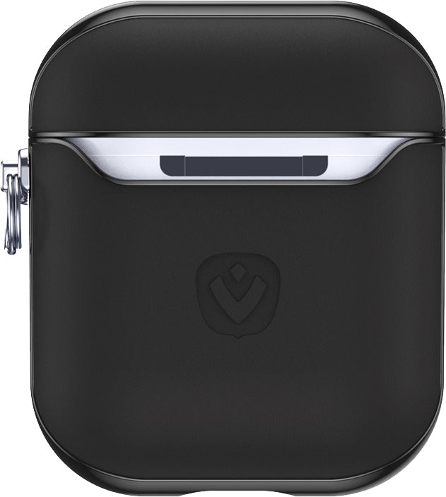 Valenta Leather Snap Case Apple Airpods Gen 1/2 Black