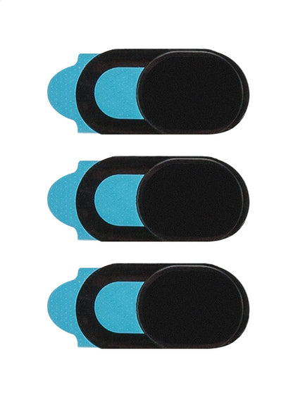 Xccess Selfie Camera Privacy Cover For Mobile Black (3-Pack)