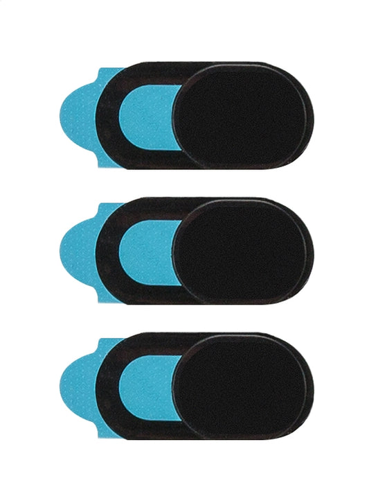 Xccess Selfie Camera Privacy Cover For Mobile Black (3-Pack)