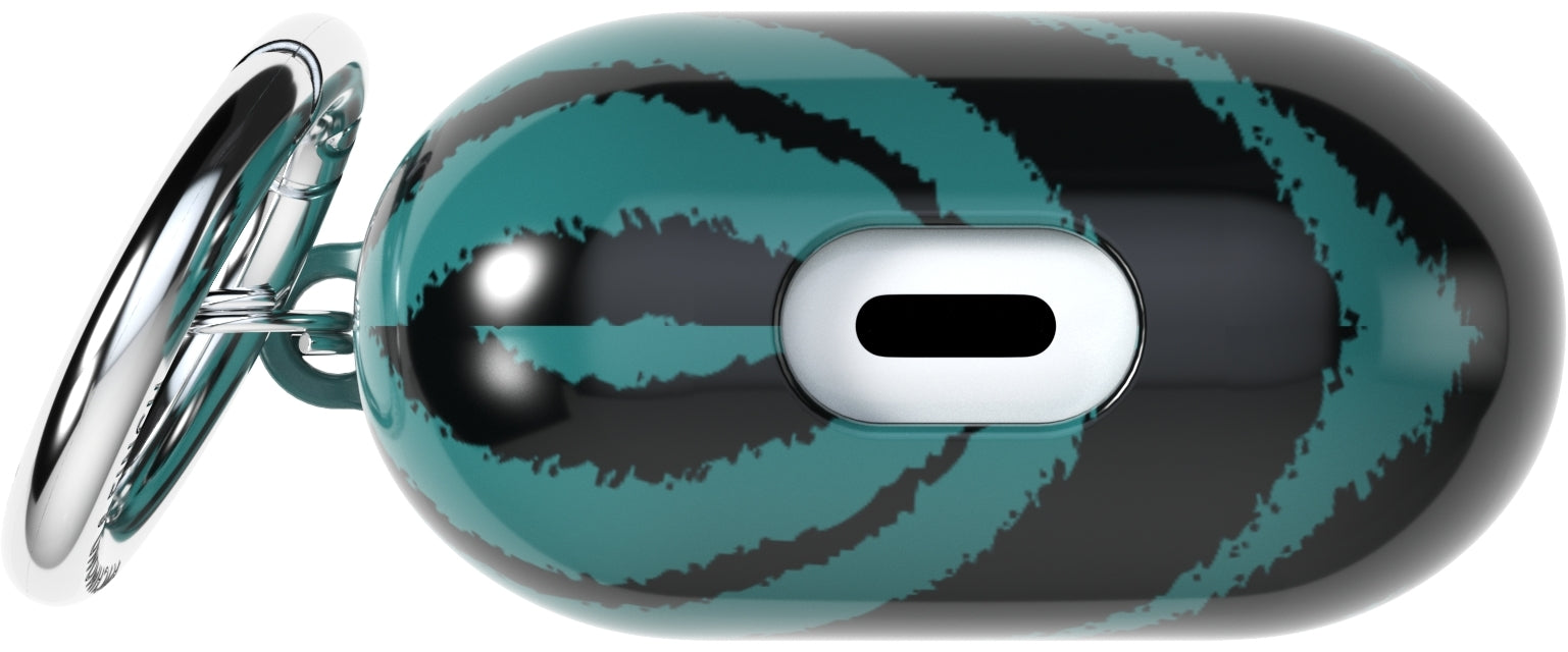 Richmond & Finch Freedom Series Apple Airpod Emerald Zebra