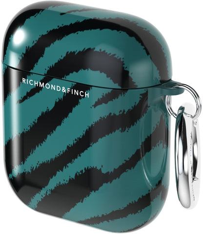 Richmond & Finch Freedom Series Apple Airpod Emerald Zebra