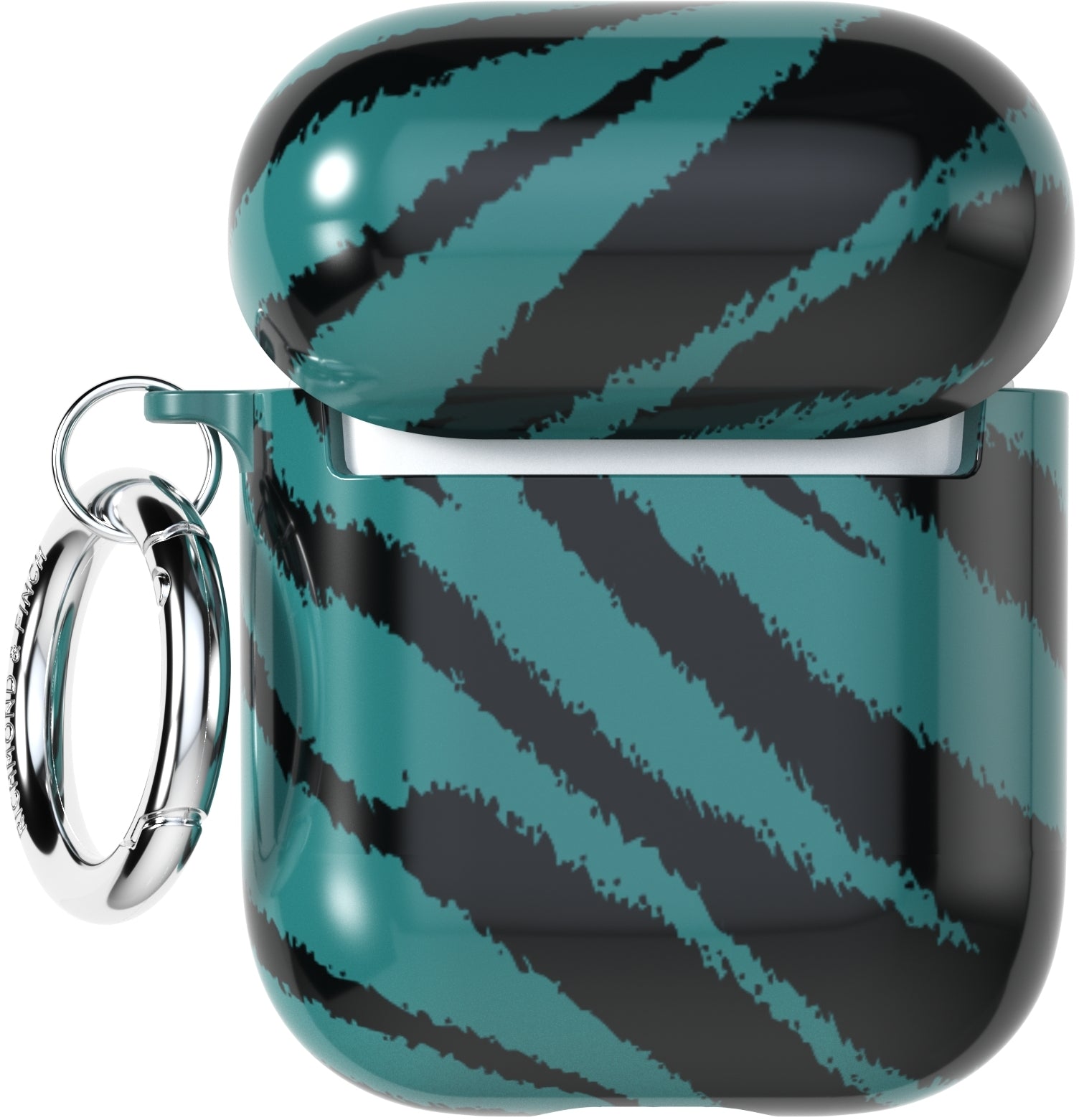 Richmond & Finch Freedom Series Apple Airpod Emerald Zebra