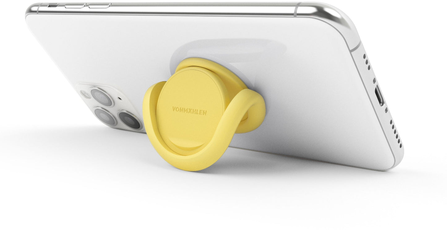 Vonmählen Backflip Signature Phone Grip + Magnetic Dot Vanilla Cream