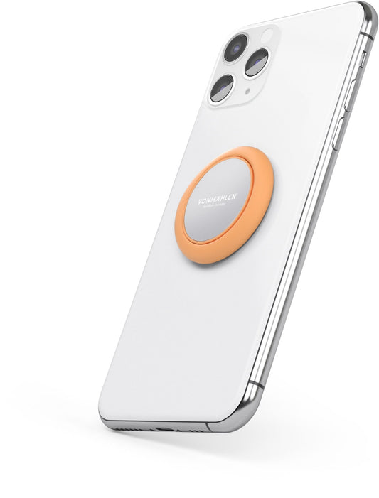 Vonmählen Backflip Signature Phone Grip + Magnetic Dot Peach