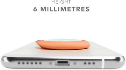 Vonmählen Backflip Signature Phone Grip + Magnetic Dot Peach