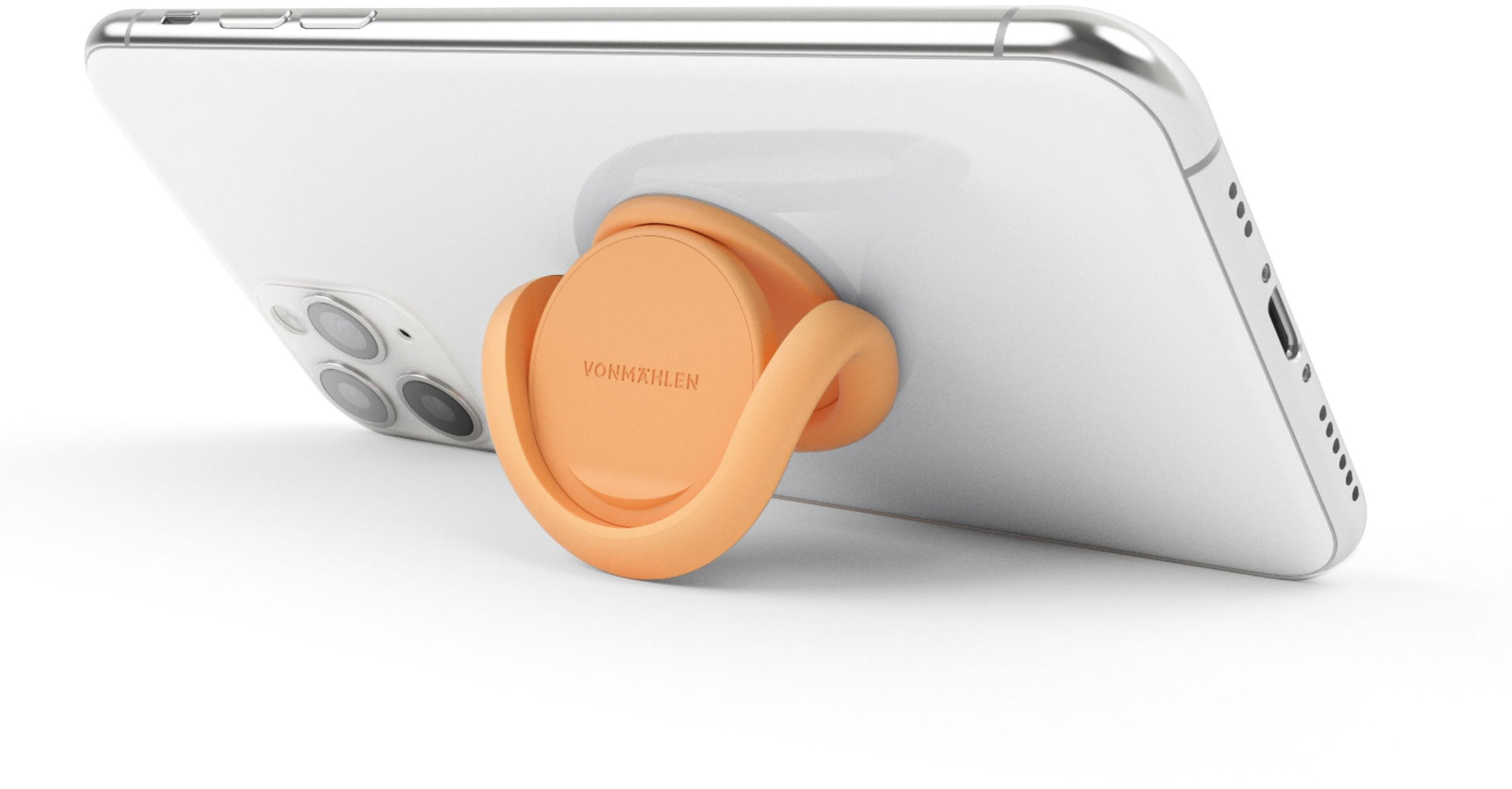 Vonmählen Backflip Signature Phone Grip + Magnetic Dot Peach