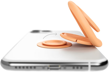 Vonmählen Backflip Signature Phone Grip + Magnetic Dot Peach
