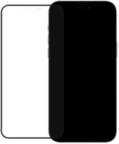 Mobilize Edge-To-Edge Glass Screen Protector Apple Iphone 14 Pro Max Black Full Glue