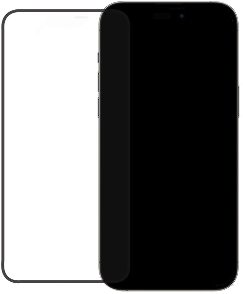 Mobilize Edge-To-Edge Glass Screen Protector Apple Iphone 14 Pro Max Black Full Glue