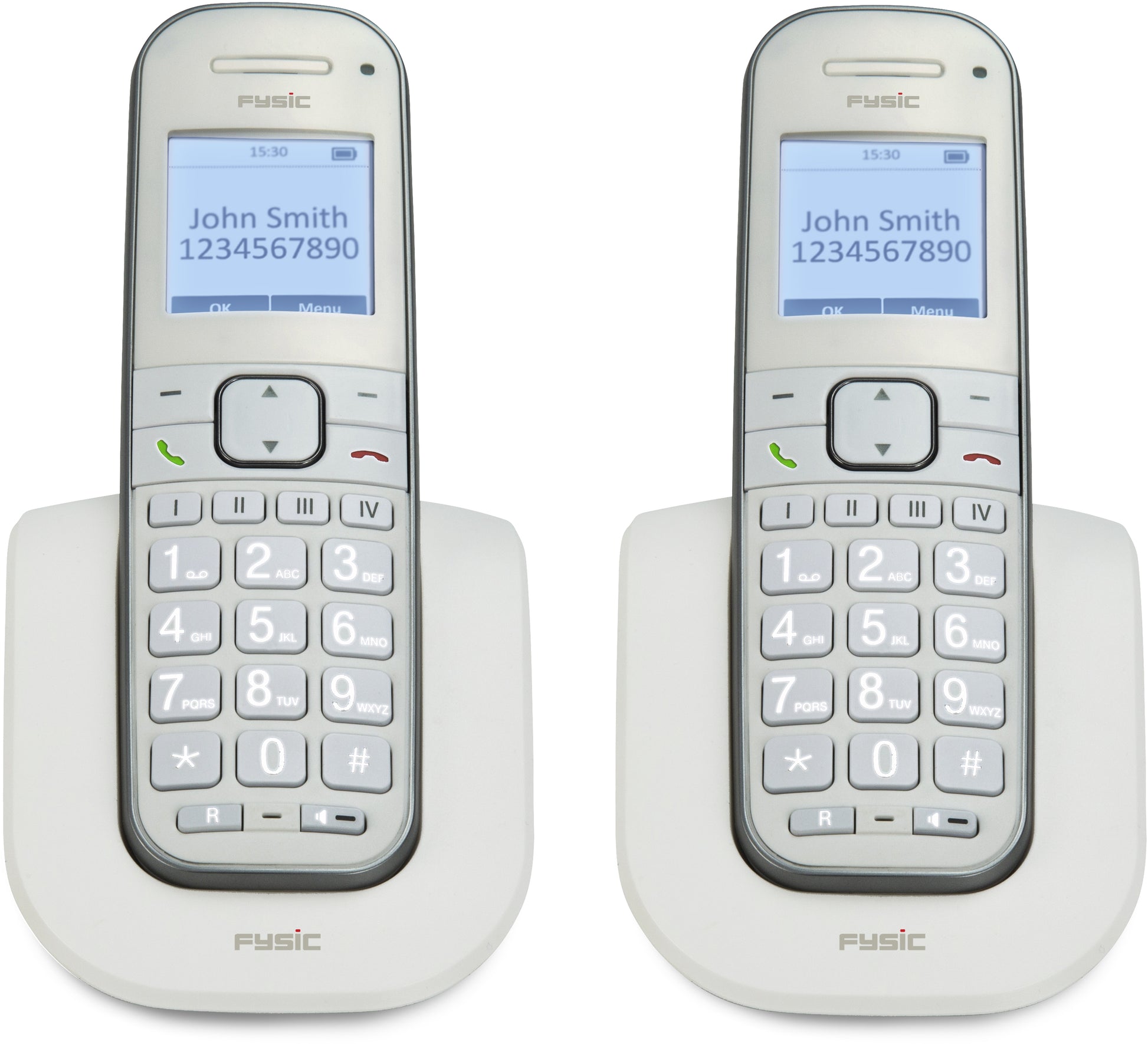 Fysic Fx-9000 Fysic Big Button Senioren Dect-Telefoon Duo White