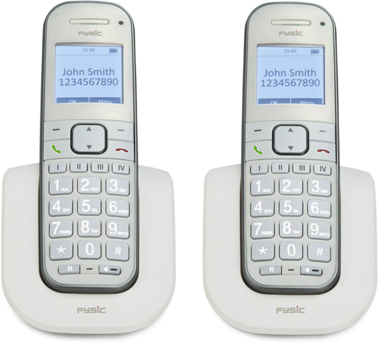 Fysic Fx-9000 Fysic Big Button Senioren Dect-Telefoon Duo White