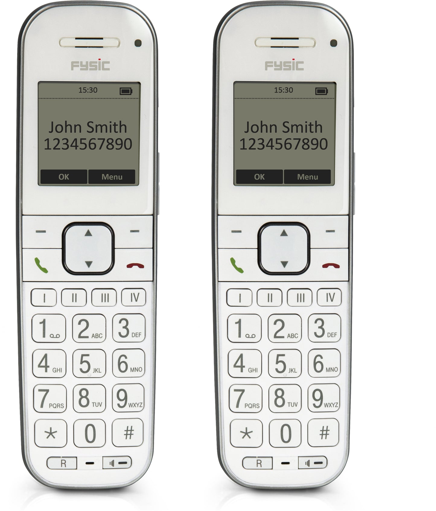 Fysic Fx-9000 Fysic Big Button Senioren Dect-Telefoon Duo White