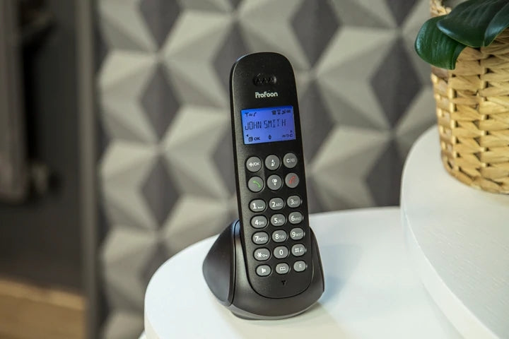 Profoon Pdx-300 Profoon Dect Telefoon Black