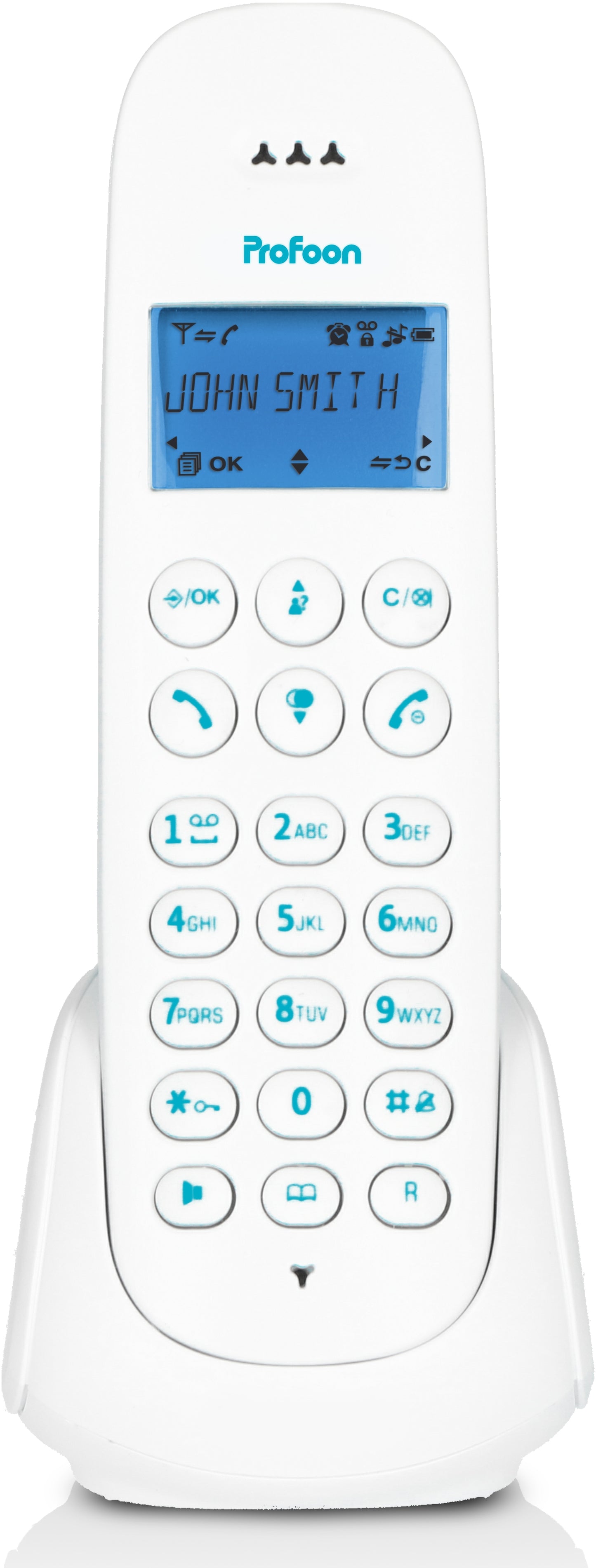 Profoon Pdx-300Bw Profoon Dect Telefoon White/Blue