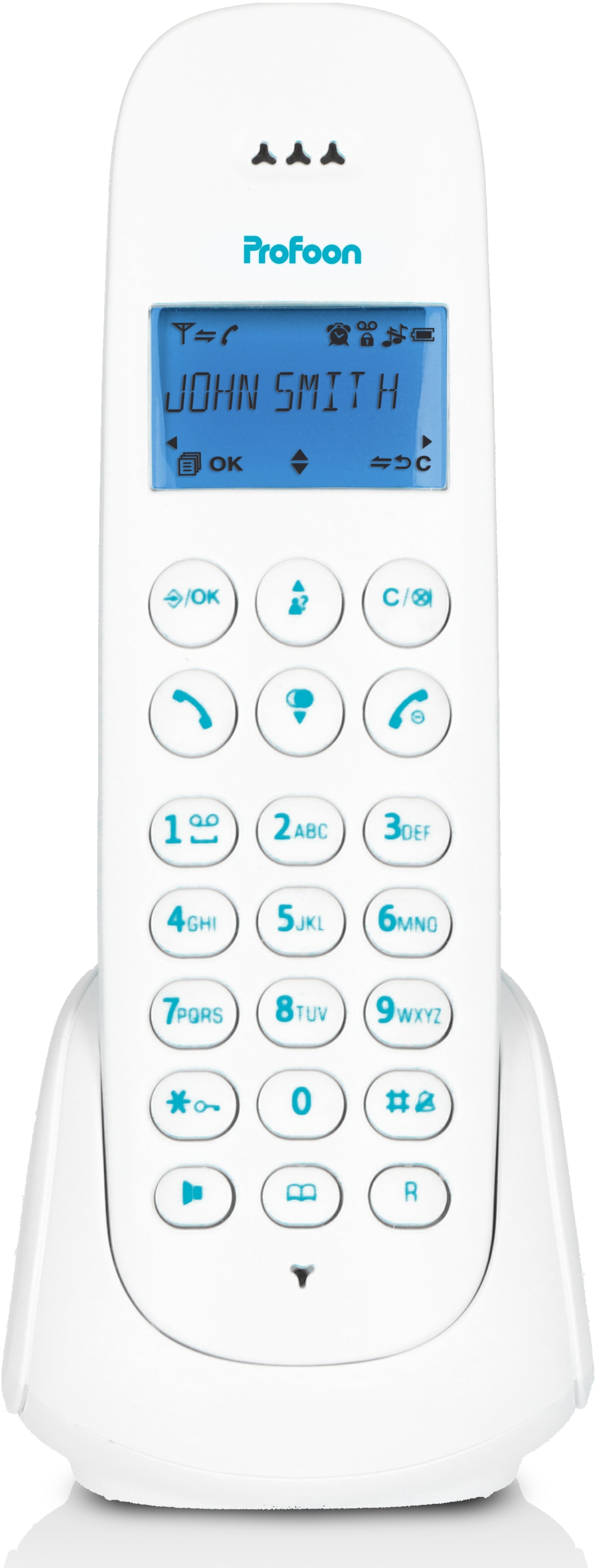 Profoon Pdx-300Bw Profoon Dect Telefoon White/Blue