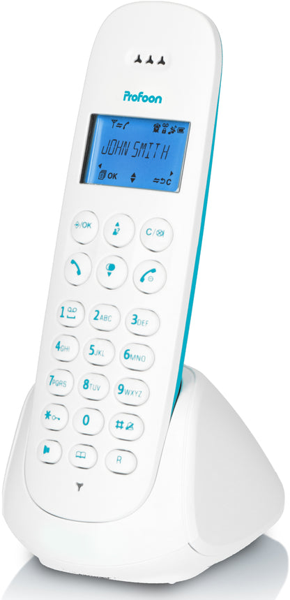 Profoon Pdx-300Bw Profoon Dect Telefoon White/Blue