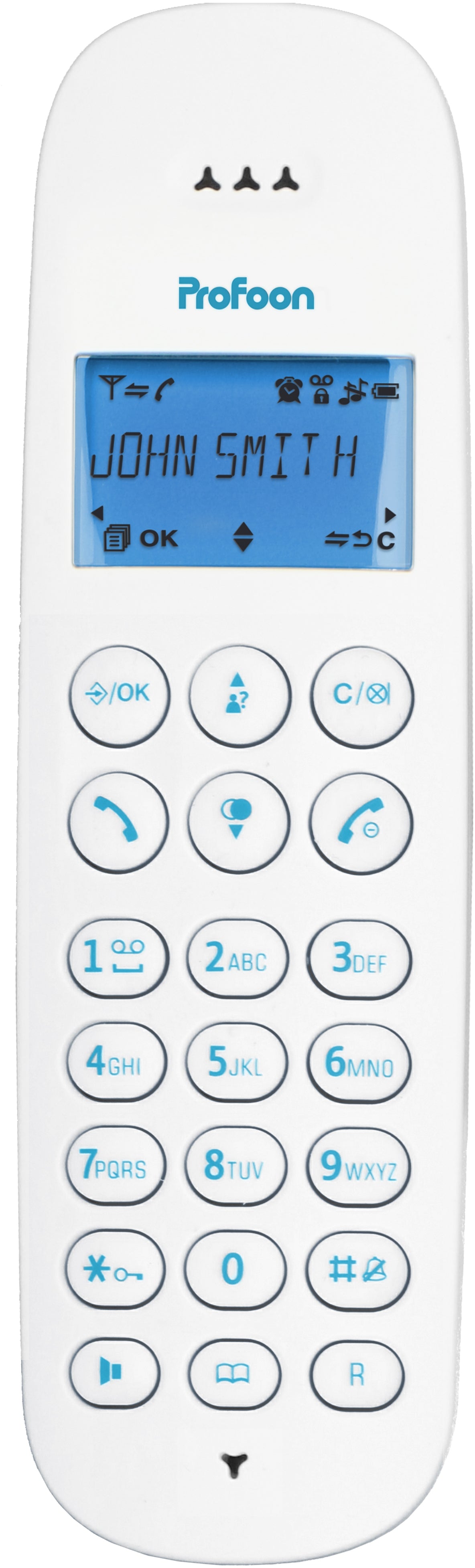 Profoon Pdx-300Bw Profoon Dect Telefoon White/Blue