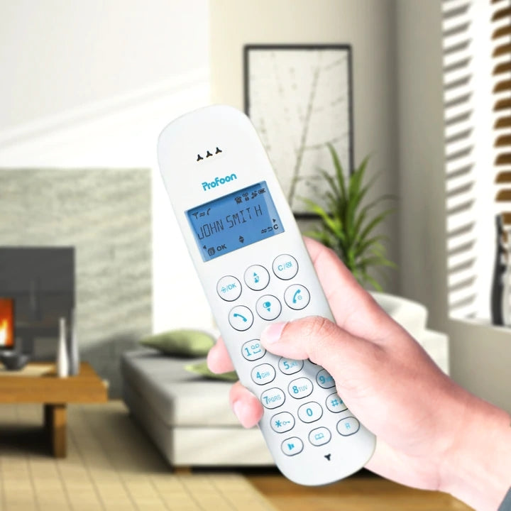 Profoon Pdx-300Bw Profoon Dect Telefoon White/Blue