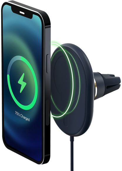 Iottie Velox Magsafe Magnetic Wireless Charging Air Vent Mount 7.5W Black